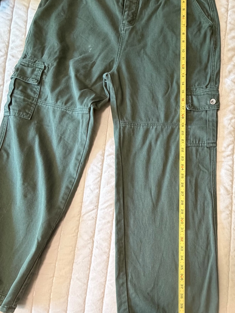 Dairy Boy Cargo Pants in Olive Green 32
